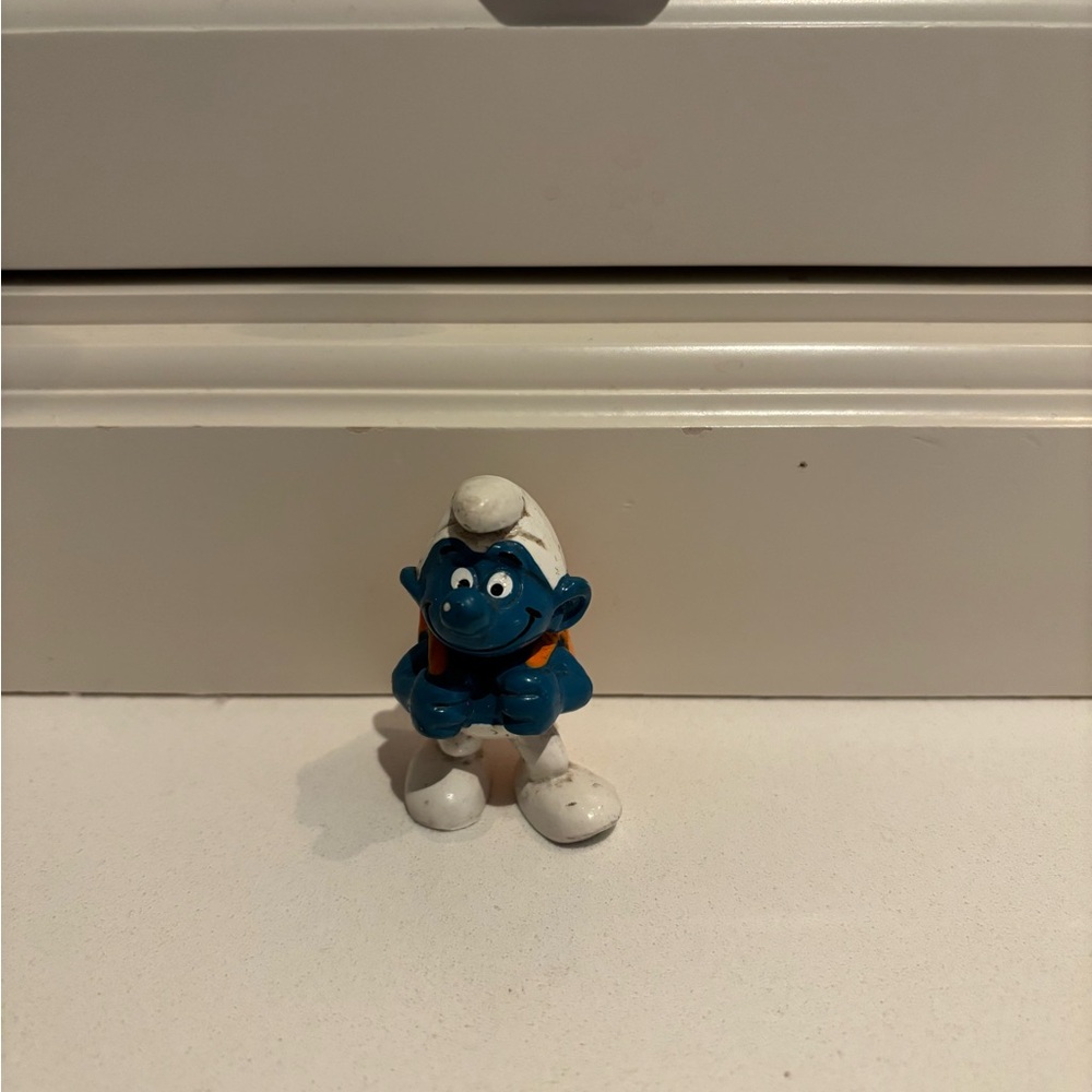 Vintage Smurf Figurine